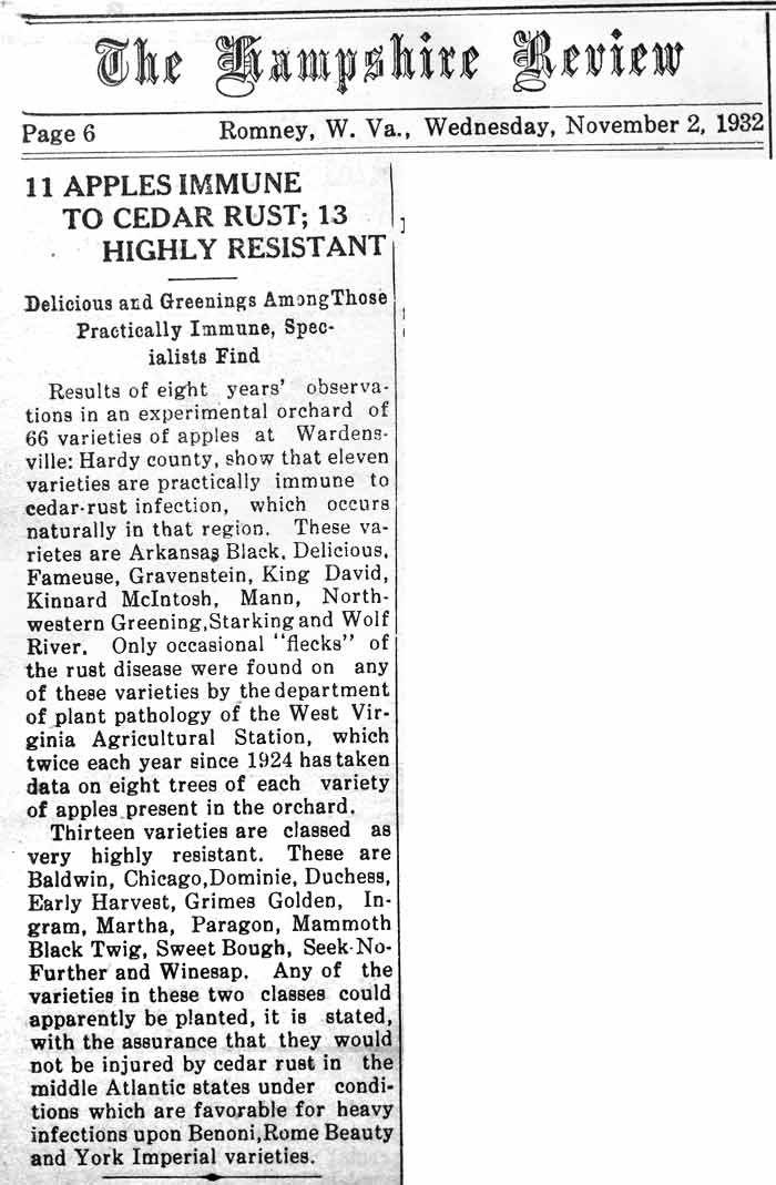 resistant varieties