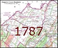 The Hampshire-Hardy County adjoining boundary was not settled until 1787.