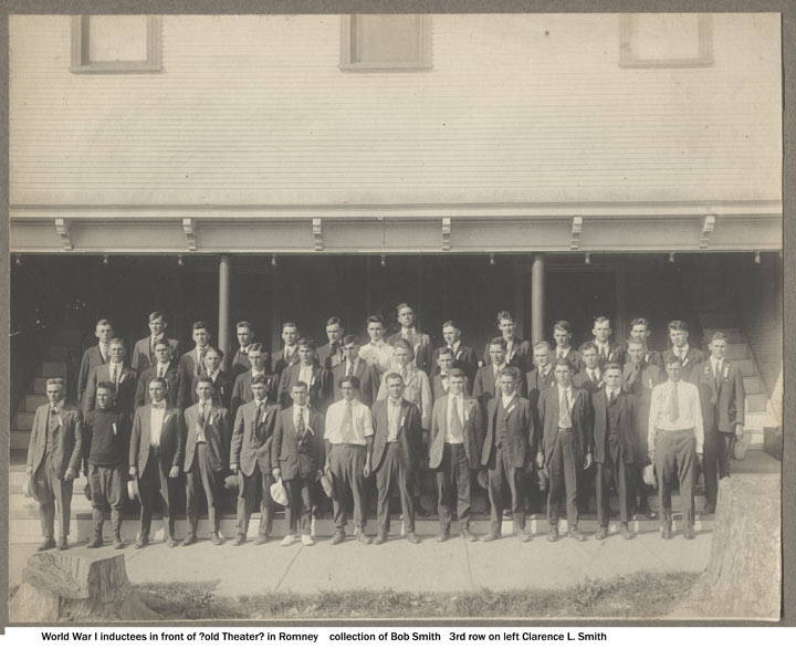 WWI Inductees in Romney, W. Va.