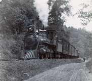 train at Hanging Rock