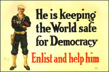 Keeping the world safe for democracy